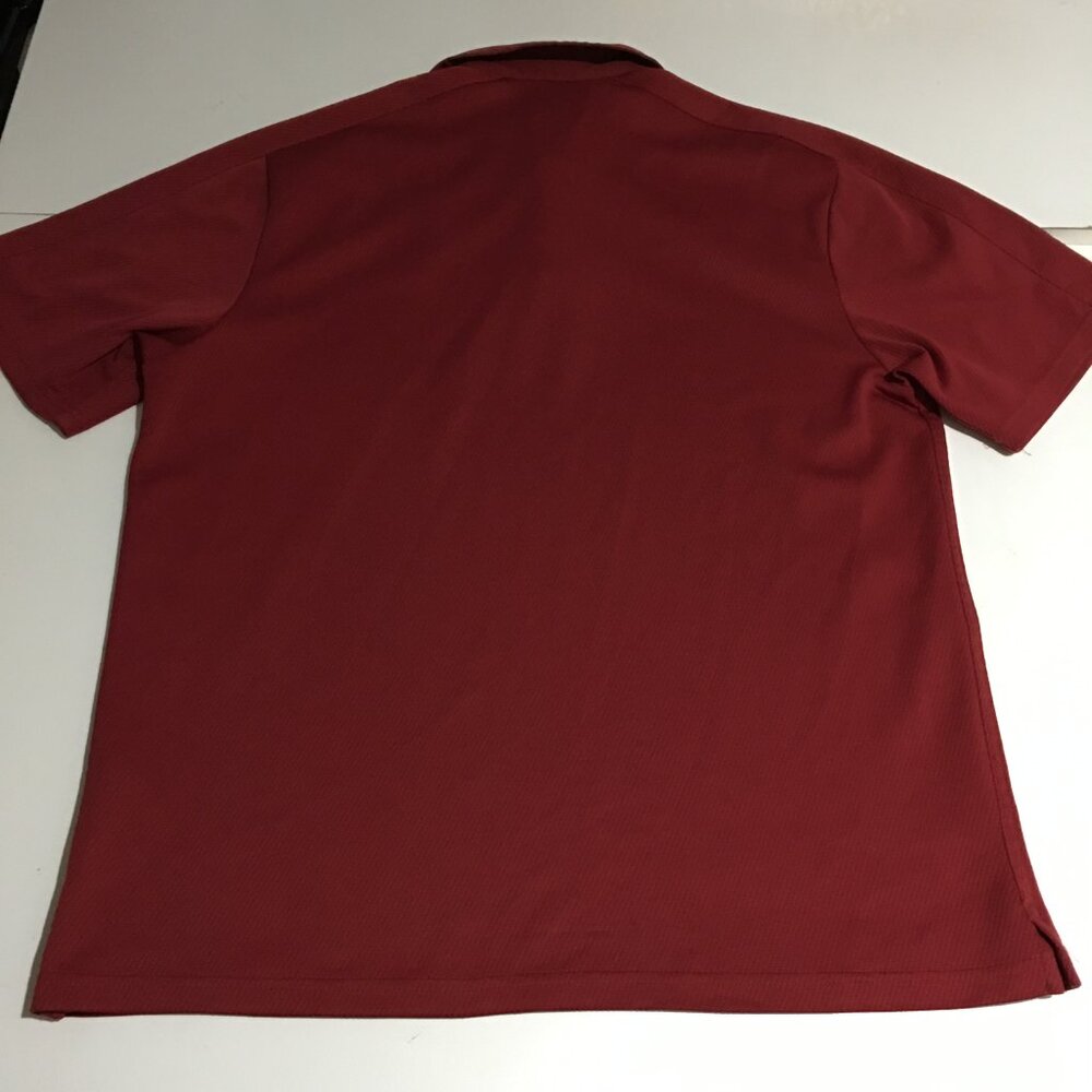 Oklahoma Sooners Nike Dri Fit Medium Polo Shirt Red Mens - Picture 7 of 9